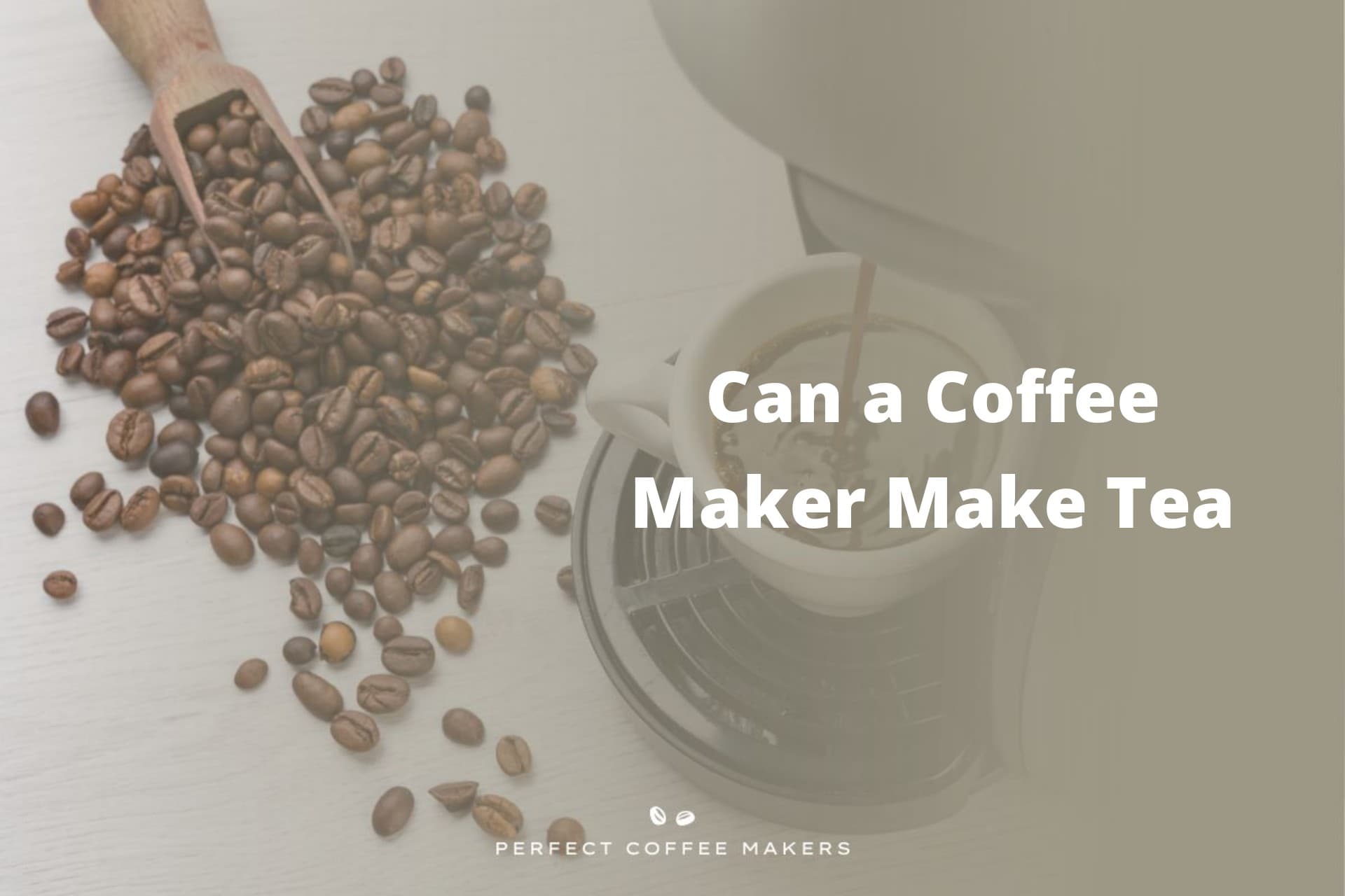 Can a Coffee Maker Make Tea